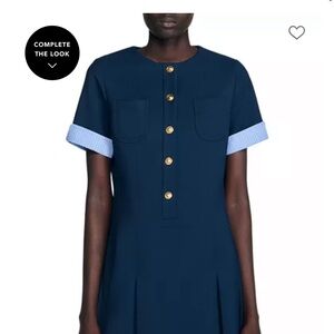 Sandro pleated dress